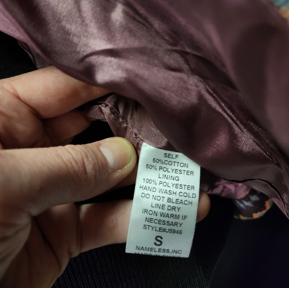 Nameless Blazer Collarless Aztec - Picture 7 of 7